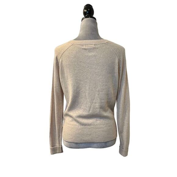 Banana Republic Women's Sweater Wool-Cashmere Blend Pullover Earthy S Crewneck - Picture 4 of 8